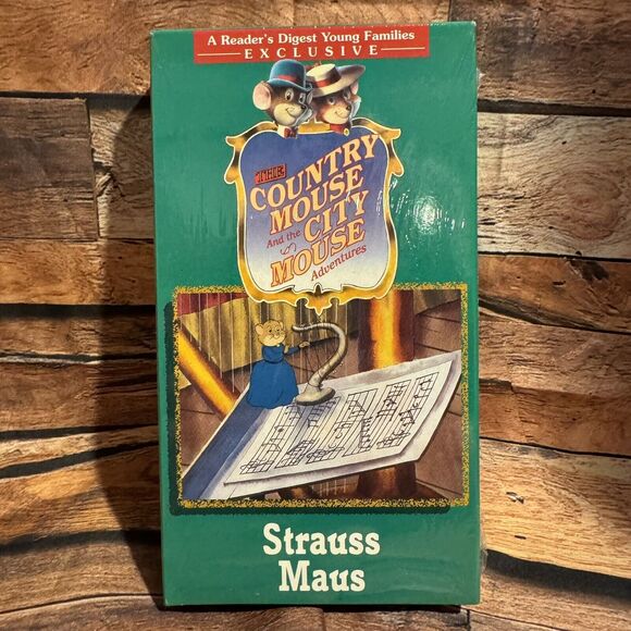 Country Mouse and City Mouse Adventures VHS Lot Those Amazing Mice Strauss Maus - Picture 6 of 9